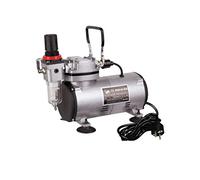 Mini compressore per aerografo Fengda FD18-2 con potente pressione di lavoro/forte flusso d'aria/regolatore per hobby, tatuaggio, grafica e così via