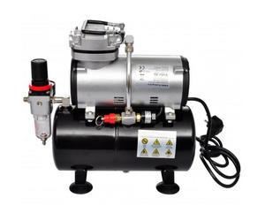 Mini compressore per aerografo VidaXL 3L 125W + 3 pistole