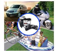 MINI COMPRESSORE PORTATILE 12V 150PSI AUTO MOTO SCOOTER BICI MANOMETRO 10BAR