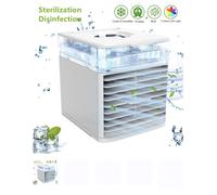 Mini Condizionatore 4 in1 Portatile Casa Ufficio con 7 LED Air Cooler Silenzioso