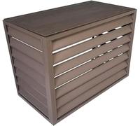 Mini condizionatore d'aria split e copertura della pompa di caloreProtezione in alluminio durevole per unità esterne Copertura AC resistente alle intemperie Isolato Mini Split Unit Shield Guard