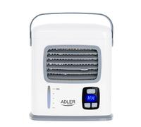 ADLER - Ventilatore da tavolo 3 in 1, con connessione USB (raffreddamento, pulizia e umidità), serbatoio dell'acqua molto silenzioso, timer 1-12 ore