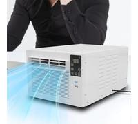 Mini condizionatore portatile, Climatizzatore compatto Deumidificatore, Ventilatore assiale silenzioso, design interno/esterno, senza unità esterna, for camera da letto, cucina