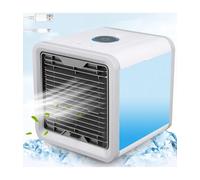 MINI CONDIZIONATORE PORTATILE DEUMIDIFICATORE A ACQUA USB VENTILATORE AUTO LED
