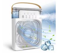 Mini Condizionatore Portatile USB Raffrescatore Ventilatore Tavolo 3in1 LED
