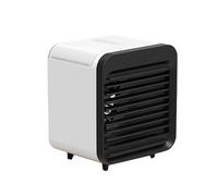 Mini Condizionatore Portatile, Ventilatore USB Con 3 Velocità, USB Condizionatore D'aria Mobile, Ricaricabile Condizionata D'aria Personale(White)