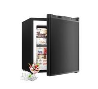 Mini congelatore verticale 1,1 piedi cubi, compatto indipendente, nero(1.1 Cu.Ft - Black)