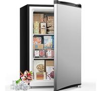 Mini congelatore verticale 1,1 piedi cubi, compatto indipendente, nero(3.0 Cu.Ft - Silver)