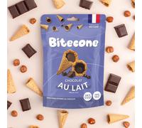 Mini coni Bitecone ripieni di cioccolato al latte, 100 g