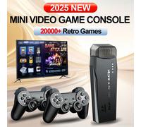 Mini console per videogiochi retrò con oltre 20.000 giochi, comandi joystick, supporto per TV, monitor e proiettore, compatibile con PS1, MD, SFC, FC, ATA-RI, GBA, GBC, GB, MAME 9 e simulatori, con 2