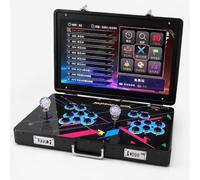Mini console portatile di videogioco arcade, scatola pieghevole del metallo | Collezione di giochi 35000-in-1 con funzioni di ricerca, nascondi e pausa per facilitare la navigazione del gioco e il