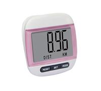 Mini Contapassi Digitale LCD Multifunzionale Contacalorie Contapassi For La Corsa A Piedi Lettura Accurata(Pink)
