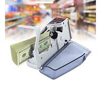 Mini contatore banconote portatile portatile 600 pezzi/min, display LED grigio, solo con funzione di conteggio e design compatto