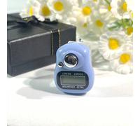 Mini contatore elettronico per dita/contatore manuale ad anello, Tasbih di colore casuale, compatto e carino, facile da usare e azionare, adatto per contare preghiere, allenamenti, attività aziendali,