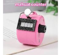 Mini contatore meccanico palmare, dispositivo di conteggio manuale in metallo, contatore a dito, adatto per varie statistiche di dati, conteggio della presenza alle riunioni, flusso di traffico, conte