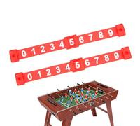 Mini contatore per calcio balilla - Set di 2 contatori a 10 cifre | Indicatore di punteggio per calcio balilla standard, da gioco, punteggi, facile da usare, durevole, giocoso e com