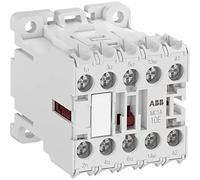 Mini contatto, modello MC1A310ARJ, 3 contatti principali NO e 1 contatto ausiliare NO, 110-115 V, 50 Hz/110-120 V, 60 Hz, bianco, 5,6 x 4,5 x 4,8 centimetri (riferimento: 1SAL100182R9901)