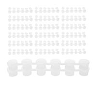 Mini Contenitore di Vernice per Modellismo e Bricolage, 3ml | Struttura a 6 Collegati con Coperchio, Materiale PE Bianco, Organizzazione Stabile e Portatile