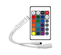 Mini controller 12V RGB striscia luminosa colorata modulo 3528 5050 telecomando a 24 pulsanti