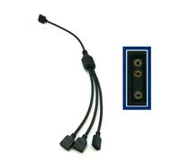Mini controller ARGB con telecomando DC5V 3 pin scheda madre pulsante multi-illuminazione distributore(3PIN 1to3 splitter)