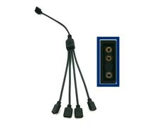 Mini controller ARGB con telecomando DC5V 3 pin scheda madre pulsante multi-illuminazione distributore(3PIN 1to4 splitter)