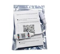 Mini controller Bluetooth RGB DC 5 V 12 V 24 V musica BT Smart APP Controller striscia luminosa per strisce LED RGB (bianco)