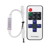 Mini controller dimmer singolo a 3 pulsanti adatto for strisce LED 5050 3528 3014 2835 12V 24V(11 Key DC)
