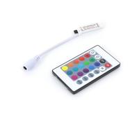 Mini Controller IR striscia Led RGB 12V con telecomando M LEDME