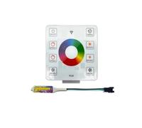 Mini controller LED Fantasy Color 2048 pixel DC 5-24 V e pannello Full Touch 8 tasti 86 for strisce luminose RGB 2811 2812 5050