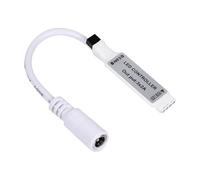 Mini Controller LED RGB Wireless IR per Regolazioni della luminosità delle Strisce Luminose per Tutte le Occasioni (Tasto IR24)