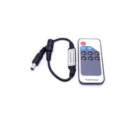 Mini controller monocromatico a 9 tasti Luce monocromatica a LED con telecomando 5-24V con dimmer(WM-RF006A blackDC)