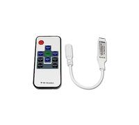 Mini controller RGB a luce LED 5v/12v/24v modulo striscia luminosa colorata completa telecomando a 17 tasti(RF10 key RGB seven colors)