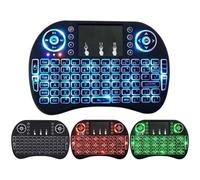Mini controller wireless con tastiera e mouse, retroilluminazione RGB per un'esperienza di digitazione vivace, batteria ricaricabile agli io