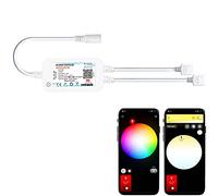Mini controller ZigBee a doppia uscita RGBCCT RGBCW 6PIN LED Strip Controller 5V 12V 24V compatibile con Zigbee 3.0 Hub Tuya, zigbee2mqtt, Alexa Echo Plus