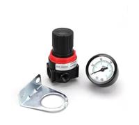 Mini controllo pneumatico di scarico della pressione aria | Valvola for unità di trattamento regolatore compressore AR2000 G1/4'' con manometro(AR2000 w PC 8mm)