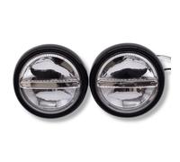 Mini Convertible F57 Anteriore Pois Luci Set LED DRL 15- Nero Guida Lampade Paio