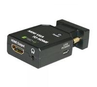 Techly Mini Convertitore IDATA-VGA-HDMINI – VGA e audio a HDMI – Nero 026517