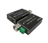 Mini convertitore in fibra HD 4K HDMI con RS232 e estensione audio di distanze fino a 20 km su ricetrasmettitore ottico SFP monomodale (HDMI)