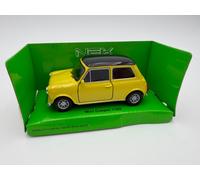 Mini Cooper 1300 Auto Modello 1:39 Giallo Welly Die Cast