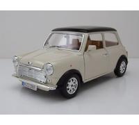 Mini Cooper 1969 Beige Nera Modellino 1:18 Bburago
