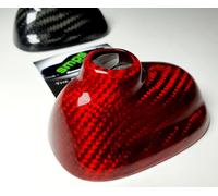 Mini Cooper Gen 1 R52 Rosso Fibra di Carbonio Sport Antenna Stelo Base Cover