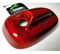 Mini Cooper Gen 3 F55 Rosso Fibra di Carbonio Sport Antenna Stelo Base Cover