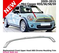 Mini Cooper R55 R56 R58 R59 2009-2015 Modanatura Cromo Griglia Cappuccio Orlo