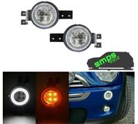 MINI COOPER S R53 Gen 1 LED Halo Luce Laterale Anello E Freccia, (01-06) Clear