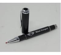 Mini Cooper Testo E Logo Fibra di Carbonio Penna a Sfera - Grande Regalo