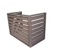 Mini copertura per condensatore e deflettore CA per finestra, telaio in lega di alluminio impermeabile, per uso interno/esterno, dimensioni 100 x 50 x 70 cm, massima protezione