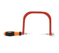 Mini Coping Saw Adjustable Aluminum Alloy Woodworking Hand Tool with Upgraded Screw Lock Durable Corrosion Resistant for DIY Craftsmen Woodworkers 310mm