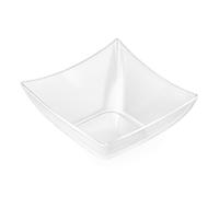 Mini Coppetta Finger Food Quadrata Trasparente 250 pz Buffet Gold Plast