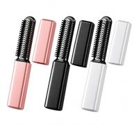 Mini Cordless Heated Bangs Brush, Portable Ceramic Hair Styling Comb | Comb For Bangs & Roots Styling, USB Rechargeable Travel Hair Brush(3PCS)