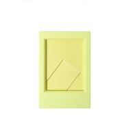 Mini cornice for pellicola da 3 pollici, compatibile con fotocamere a pellicola istantanea Fuji, compatibile con cornice verticale Instax Mini 12 11 12 9 90 Link Play EVO(Yellow)